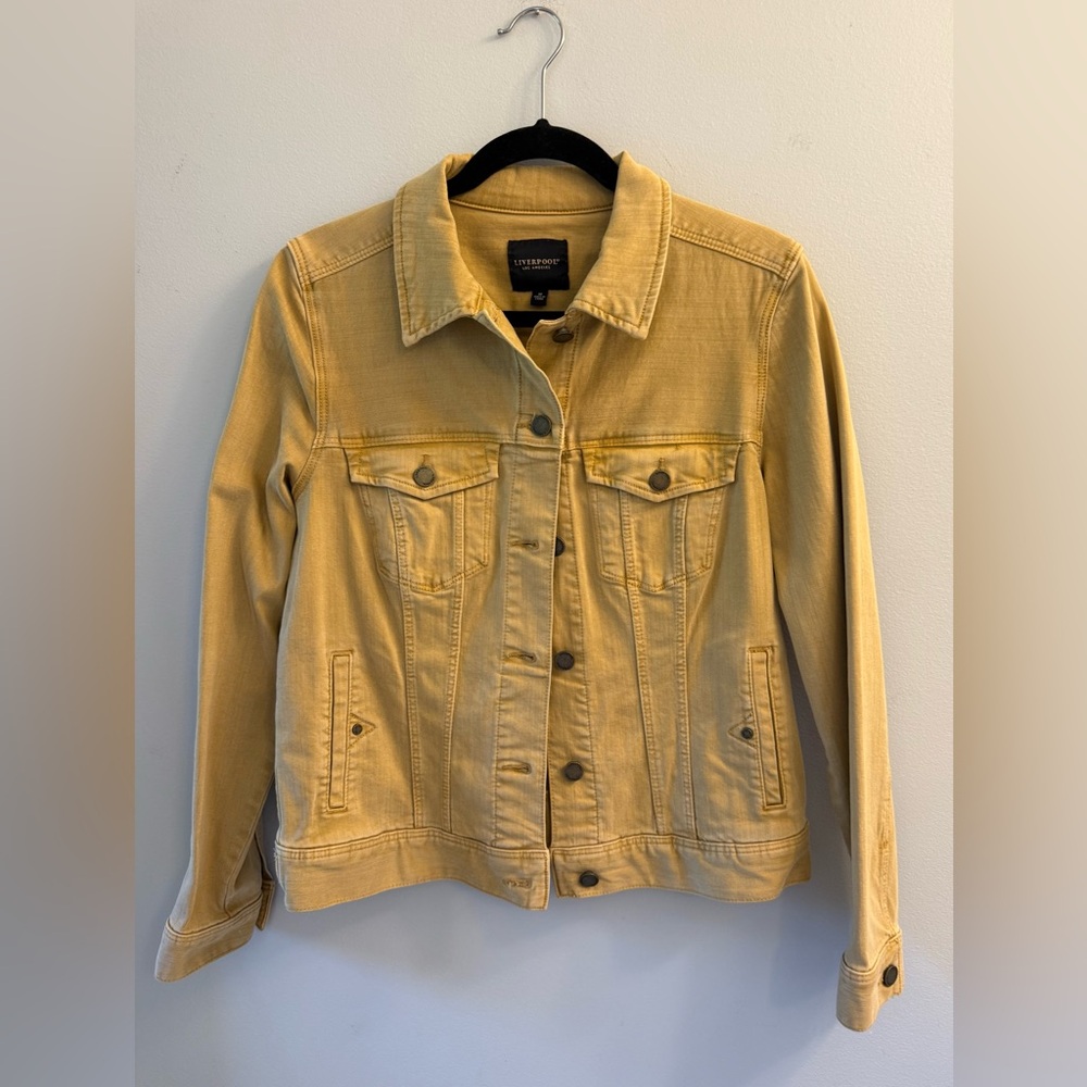 Liverpool Yellow Denim Jacket